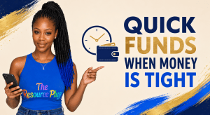 Explore options for quick funds when money is tight on The Resource Plug.